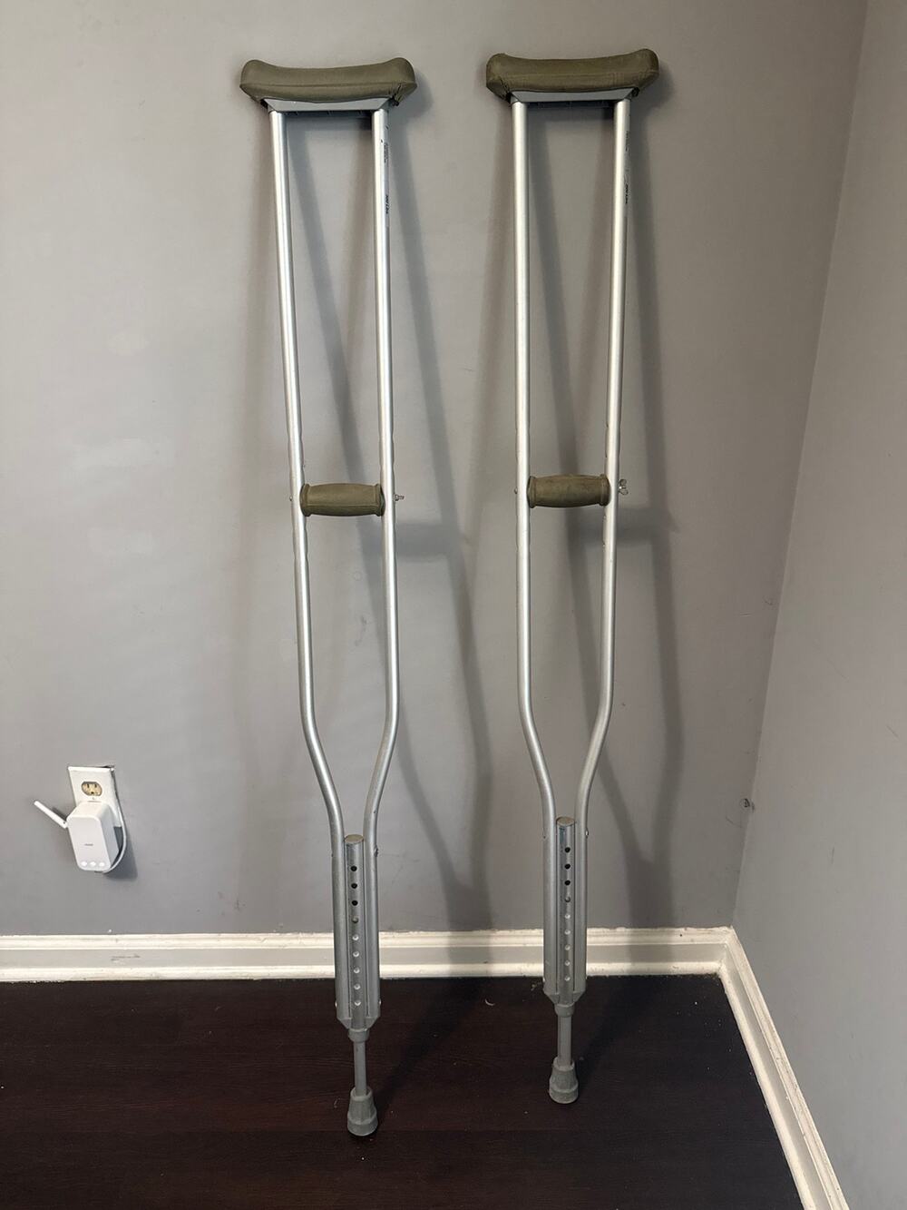 Walking crutches. Used but very durable.